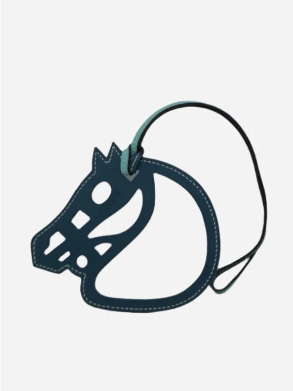 Hermes Multi-Blue Paddock Flot Charm